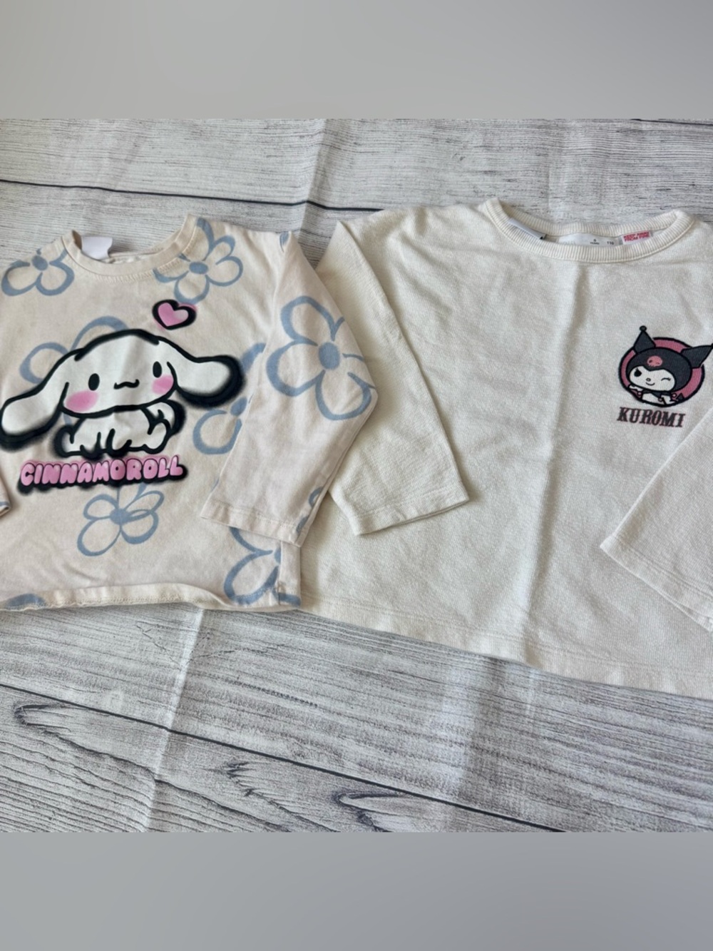 Zara Long Sleeve Sanrio Tees
